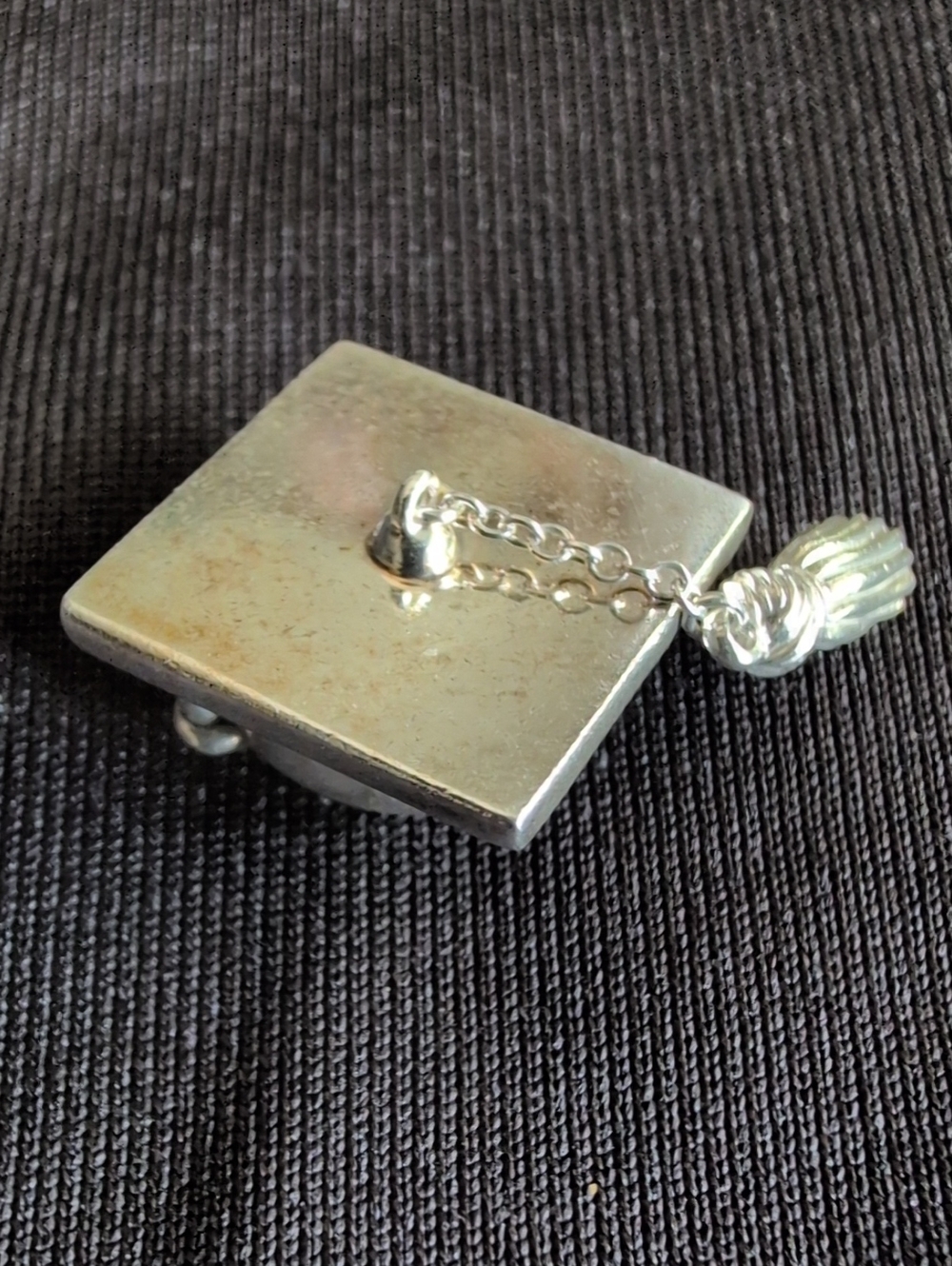 Tiffany And Co. Sterling Silver Graduation Cap With tassel CHARM